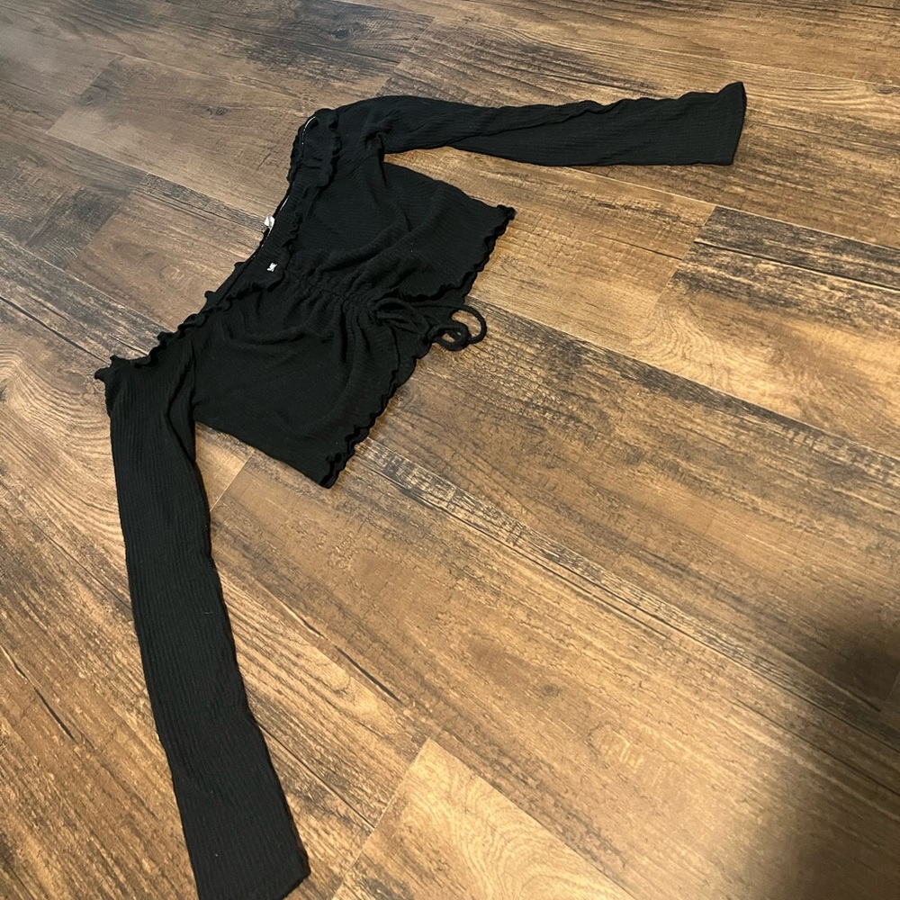 Strapless back top